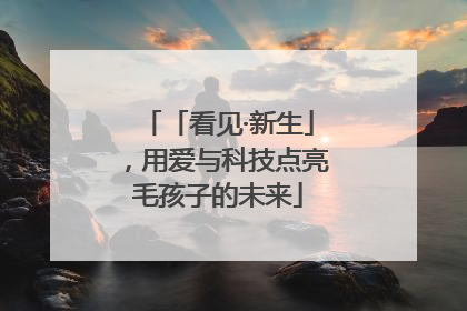 「看见·新生」，用爱与科技点亮毛孩子的未来