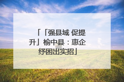 「强县域 促提升」榆中县：惠企纾困出实招