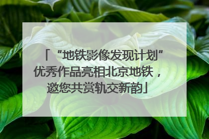 “地铁影像发现计划”优秀作品亮相北京地铁，邀您共赏轨交新韵