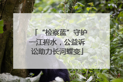 “检察蓝”守护一江碧水，公益诉讼助力长河蝶变