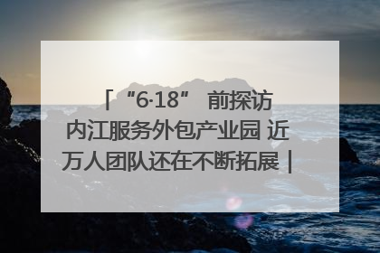 “6·18” 前探访内江服务外包产业园 近万人团队还在不断拓展｜内江东兴“红”在哪⑤