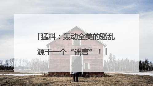 猛料：轰动全美的骚乱源于一个“谣言”！
