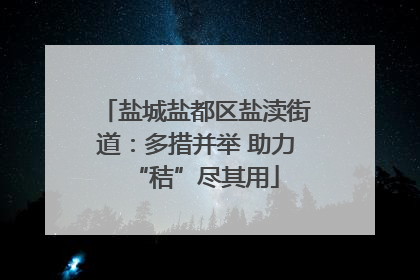 盐城盐都区盐渎街道：多措并举 助力“秸”尽其用