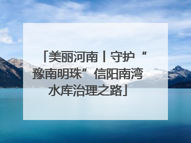 美丽河南丨守护“豫南明珠”信阳南湾水库治理之路