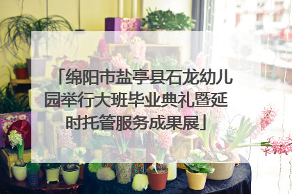绵阳市盐亭县石龙幼儿园举行大班毕业典礼暨延时托管服务成果展