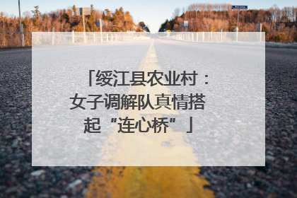 绥江县农业村：女子调解队真情搭起“连心桥”