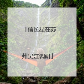 信长星在苏州吴江调研