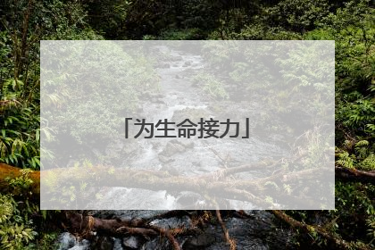 为生命接力