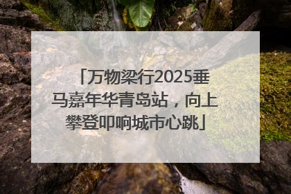 万物梁行2025垂马嘉年华青岛站，向上攀登叩响城市心跳