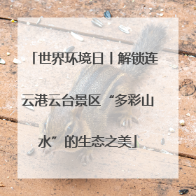 世界环境日丨解锁连云港云台景区“多彩山水”的生态之美