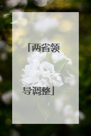 两省领导调整