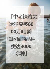 中老铁路货运量突破6000万吨 跨境运输商品种类达3000余种