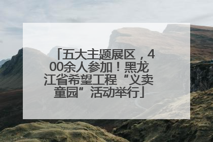 五大主题展区，400余人参加！黑龙江省希望工程“义卖童园”活动举行