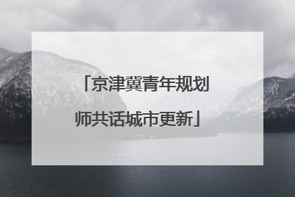 京津冀青年规划师共话城市更新