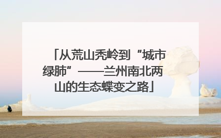 从荒山秃岭到“城市绿肺”——兰州南北两山的生态蝶变之路