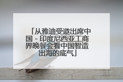 从雅迪受邀出席中国－印度尼西亚工商界晚餐会看中国智造出海的底气