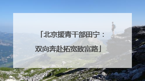 北京援青干部田宁：双向奔赴拓宽致富路