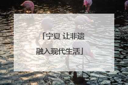 宁夏 让非遗融入现代生活