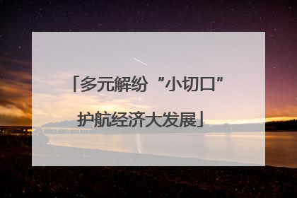 多元解纷“小切口” 护航经济大发展
