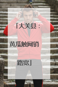 大关县：黄瓜触网销路宽