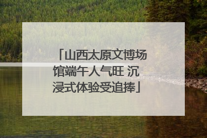 山西太原文博场馆端午人气旺 沉浸式体验受追捧