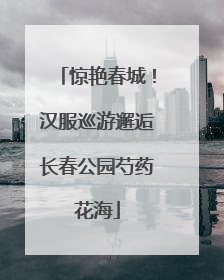 惊艳春城！汉服巡游邂逅长春公园芍药花海