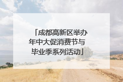 成都高新区举办年中大促消费节与毕业季系列活动