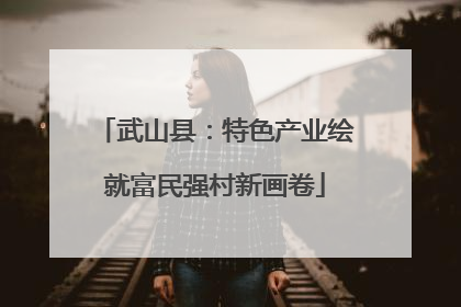 武山县：特色产业绘就富民强村新画卷