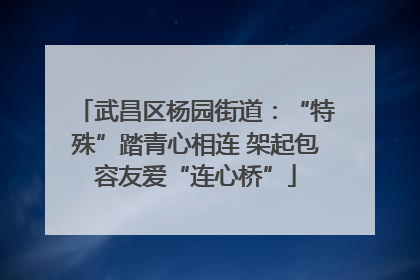 武昌区杨园街道：“特殊”踏青心相连 架起包容友爱“连心桥”