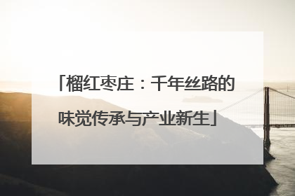榴红枣庄：千年丝路的味觉传承与产业新生