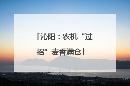 沁阳：农机“过招”麦香满仓