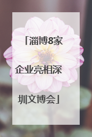 淄博8家企业亮相深圳文博会