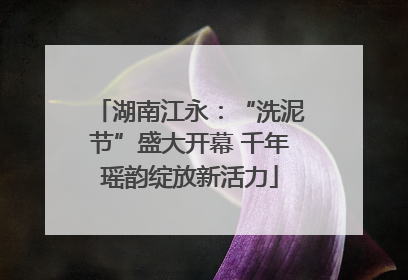 湖南江永：“洗泥节”盛大开幕 千年瑶韵绽放新活力