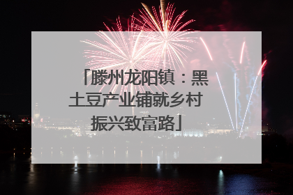 滕州龙阳镇：黑土豆产业铺就乡村振兴致富路