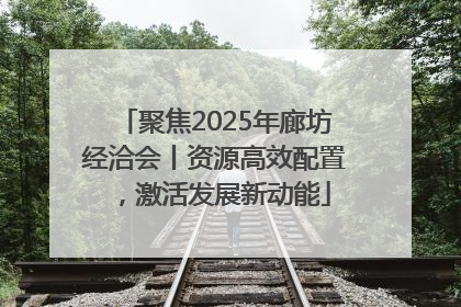 聚焦2025年廊坊经洽会丨资源高效配置，激活发展新动能