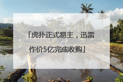 虎扑正式易主，迅雷作价5亿完成收购