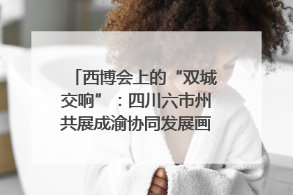 西博会上的“双城交响”：四川六市州共展成渝协同发展画卷｜西博视界