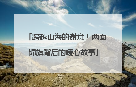 跨越山海的谢意！两面锦旗背后的暖心故事