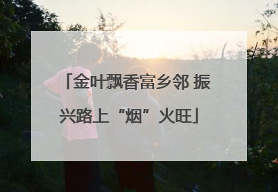 金叶飘香富乡邻 振兴路上“烟”火旺