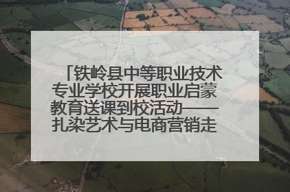 铁岭县中等职业技术专业学校开展职业启蒙教育送课到校活动——扎染艺术与电商营销走进熊官屯镇中心小学