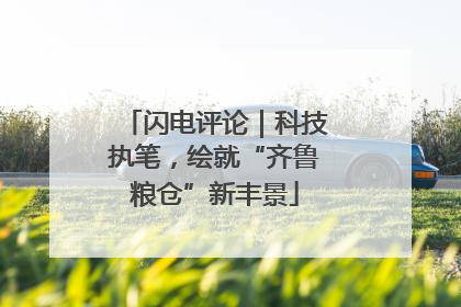 闪电评论｜科技执笔，绘就“齐鲁粮仓”新丰景