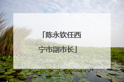 陈永钦任西宁市副市长