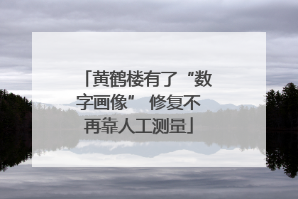 黄鹤楼有了“数字画像” 修复不再靠人工测量