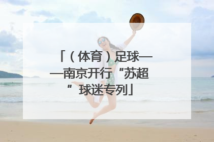 （体育）足球——南京开行“苏超”球迷专列