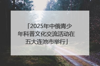2025年中俄青少年科普文化交流活动在五大连池市举行