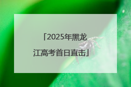 2025年黑龙江高考首日直击